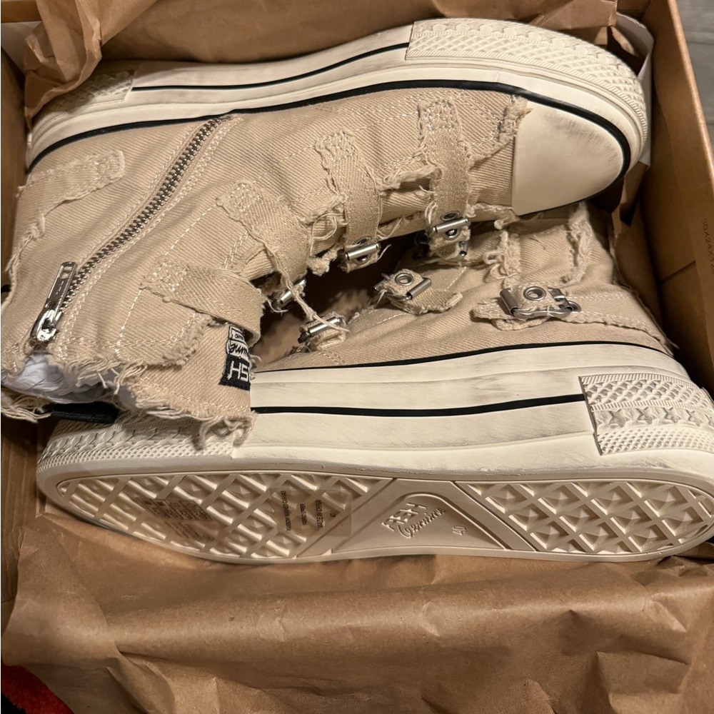 NIB Ash Women’s Rainbow High Top Platform Sneakers - Picture 2 of 4